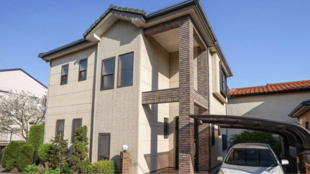 戸建ての外観の様子