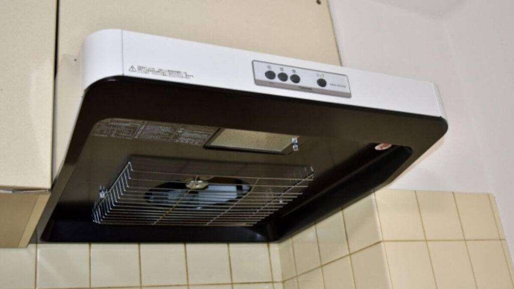 キッチンに設置された換気扇