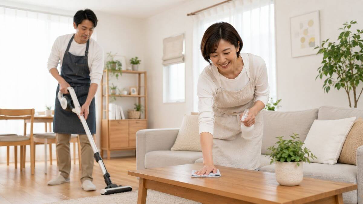 掃除することの効果について書いた記事のアイキャッチ画像