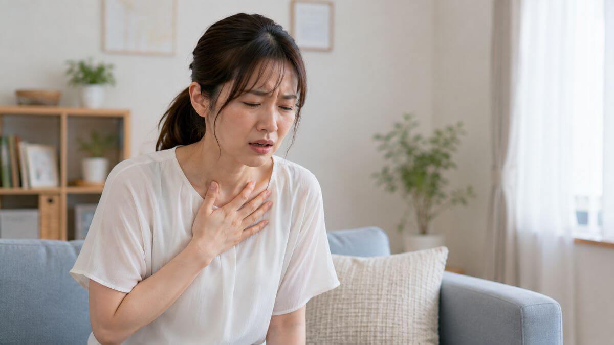 部屋の空気が重いことについて書いた記事のアイキャッチ画像